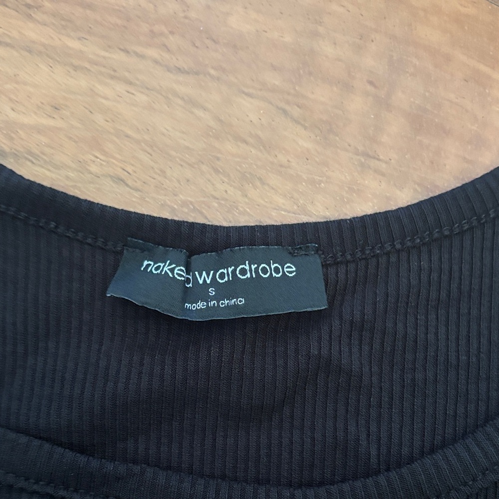 Naked Wardrobe ribbed crop tank - Picture 2 of 2